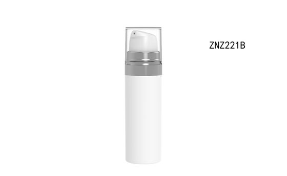 Cylindrical  4oz 6oz Lotion Bottles Non Spill Foundation Pump Bottle